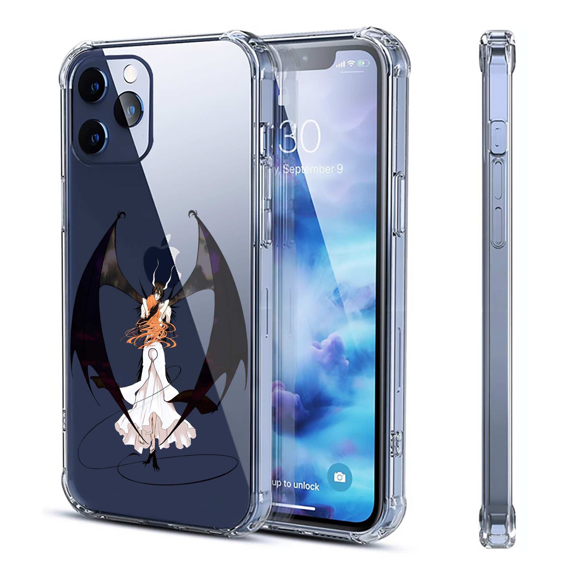 （画像用） ブリーチ ウルキオラ·シファー BLEACH Ulquiorra cifer 【iPhone 12シリーズ対応】透明スマホケース（クリアソフトケース）